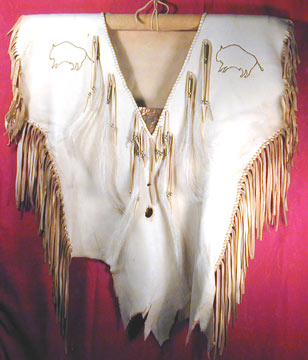 Native American Style Leather War Shirt