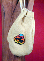 Suede Medicine Bag