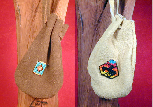 Suede Medicine Bag