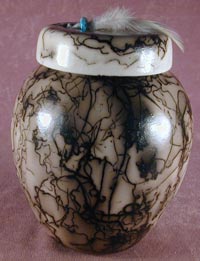 Small Lidded Ginger w/ Dream Catcher