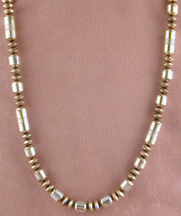 Sterling Silver Beaded Hand Made Necklace