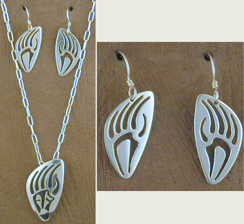 SS Hopi Bear Claw Set - EARRINGS