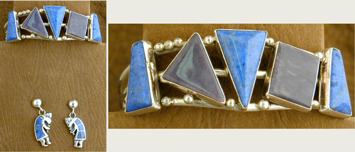 SS, Lapis Luzuli & Charoite Set - BRACELET