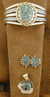 SS & Blue Opals Set - BRACELET