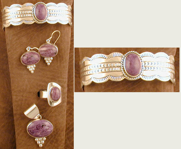 SS & Charoite Set - BRACELET