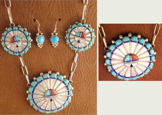 Sunface Set - NECKLACE