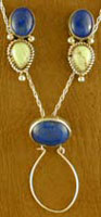 SS Denim Lapis Set - PENDANT