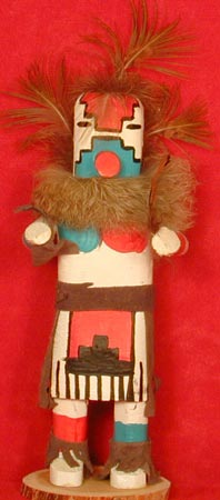 Navajo 6" Snow Wood Skirt Kachina