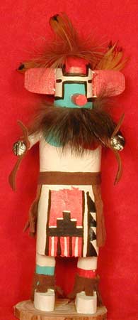 Navajo 6" Woodskirt Snow Kachina