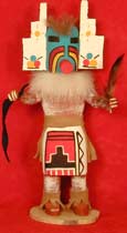 Navajo 6" Woodskirt Mesa Kachina