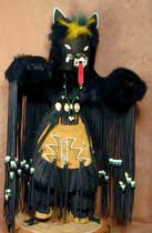 Navajo 24" Tribal Black Bear Kachina