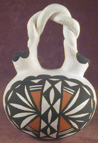 Acoma Painted Wedding Vase