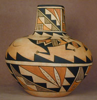 ACOMA PUEBLO HAND COILED POTTERY