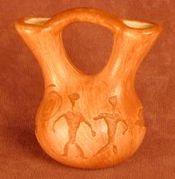 Navajo Wedding Vase - Petroglyph.