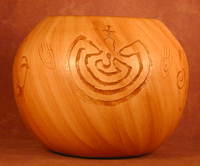 Navajo Ball Pot- Petroglyph.