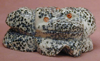 Zuni Argyte Frog Fetish