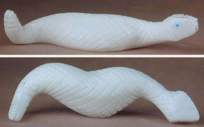 Zuni Alabaster Snake Fetish