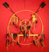 Leather Medicine Wheel