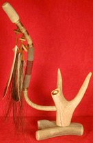 13" Antler Peace Pipe