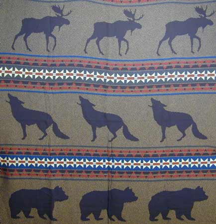 Wilderness Animals Afghan