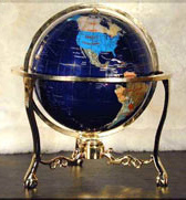Large World Gem Globe