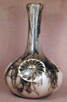 Medium Flower Vase w/ Turqoiuse