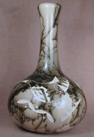 Medium Flower Vase w/ Turqoiuse