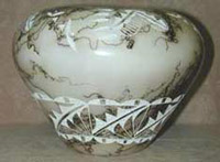 Horse Hair Acoma Style Pot