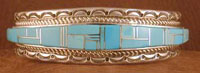 Turquoise Inlaid Bracelet