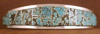 Inlaid Turquoise & Black Marble - Leroy Yazzie