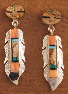 SS Feather Yei Earrings