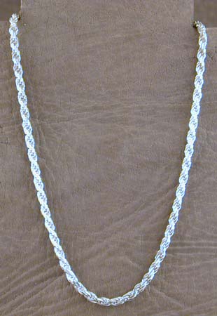 24" Silver Necklace (NOT Native)