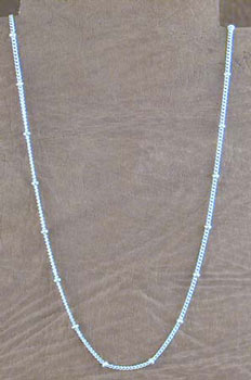 Sterling Silver Beaded Necklace