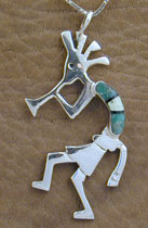 SS Kokopelli Necklace