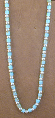 SS Single Strand Turquoise Necklace