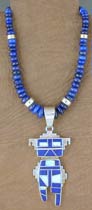 Lapis and Opal Yei Necklace