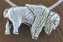 Sterling Silver Buffalo