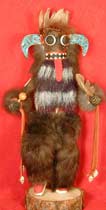 Navajo 12" Hooded Kachina Paralyzed