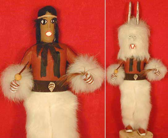 Navajo 12" Deer Hooded Kachina