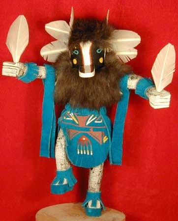 Navajo 10" Tribal Badger Kachina