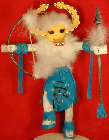 Navajo 10"  Tribal Fox Kachina