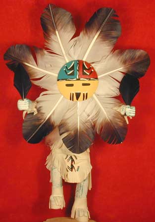 Navajo 10"  Tribal Sunface Kachina