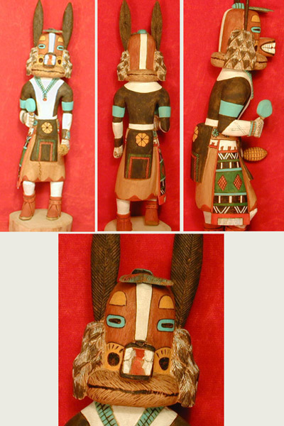 Hopi Badger Kachina (Katsina)