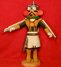 Hopi Red Tail Hawk Kachina  (Katsina)