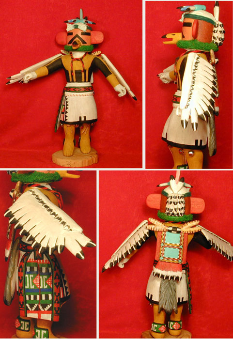 Hopi Red Tail Hawk Kachina  (Katsina)