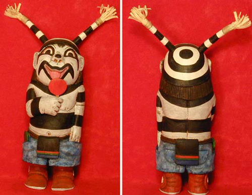 Hopi Happy Clown Kachina (Katsina)