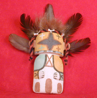 Chasing Star Kachina~~Flat Doll