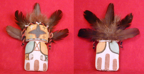 Chasing Star Kachina~~Flat Doll