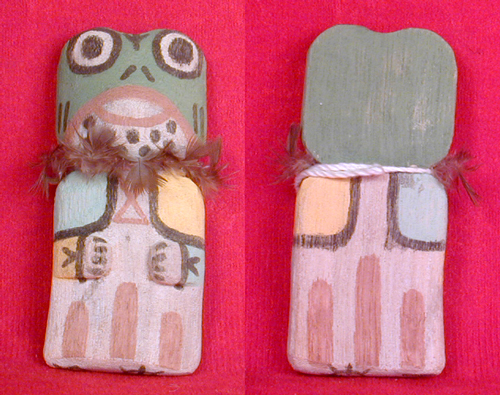 FROG Kachina~~Flat Doll