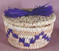 Hand Woven Raffina Covered Coil Basket